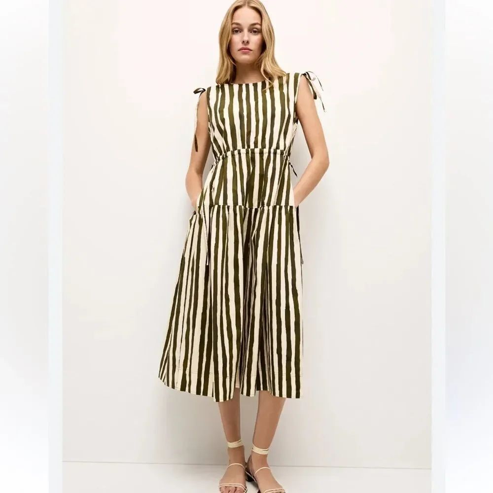 Marie Oliver Isla Striped Sundress XS